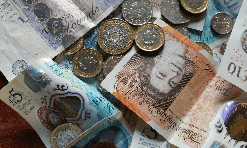 This is an image of GBP scattered across the table.