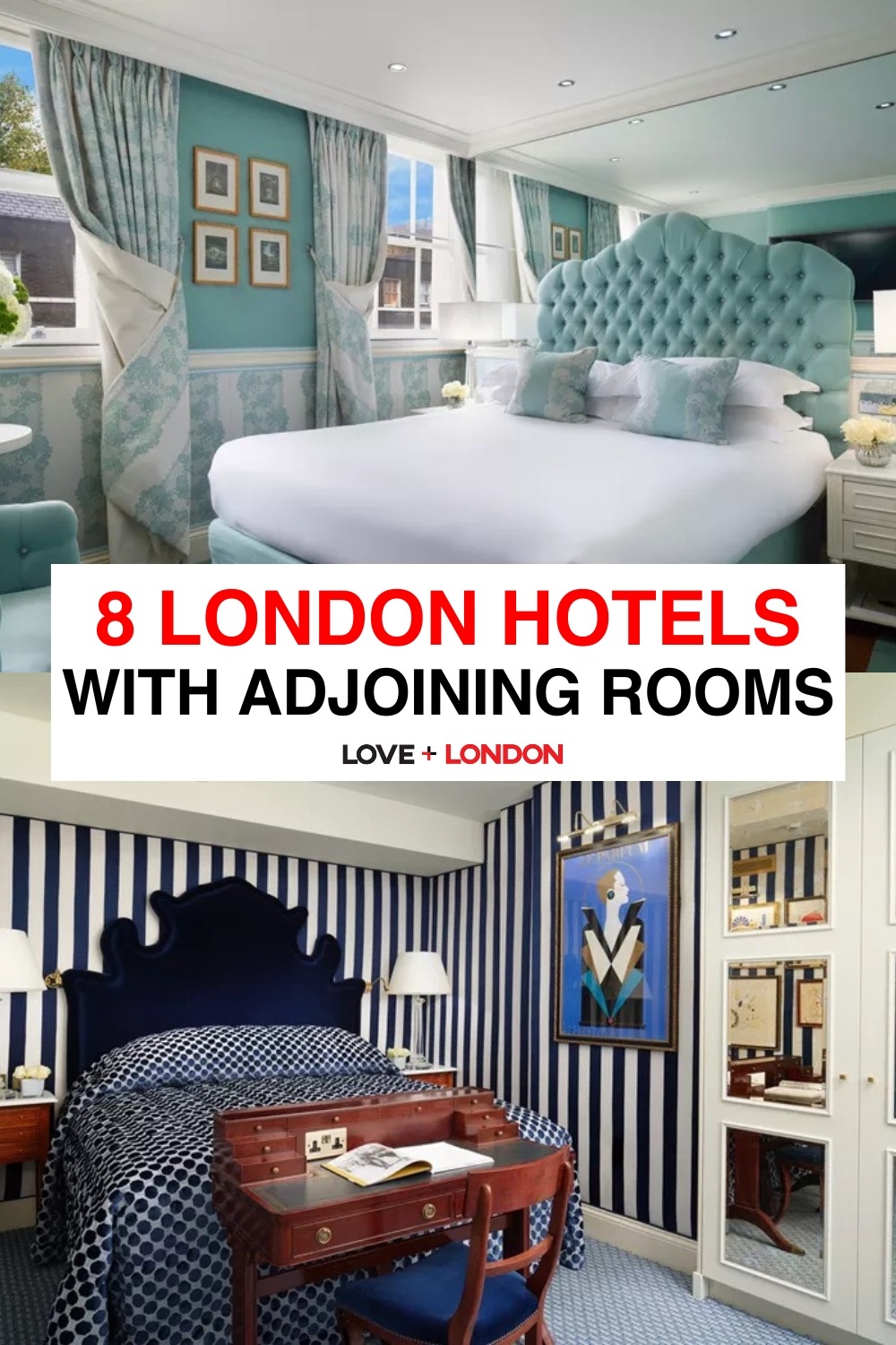 8 Great London Hotels with Adjoining Rooms