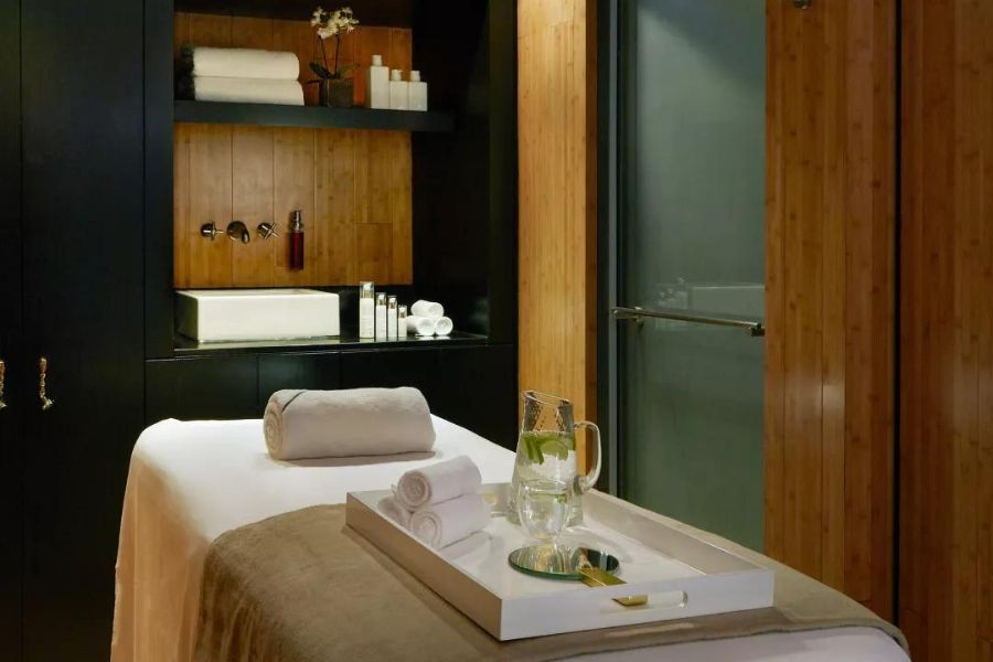 Wellness room at the Rosewood Hotel spa in London