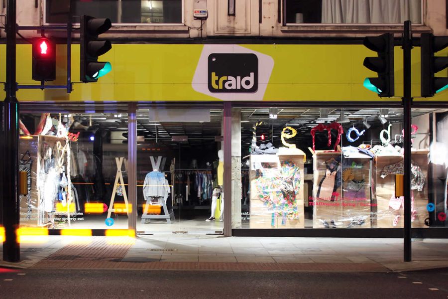 TRAID's mission to embrace sustainable fashion over fleeting trends, reflected by their name, which stands for 'Textile Reuse and International Development.