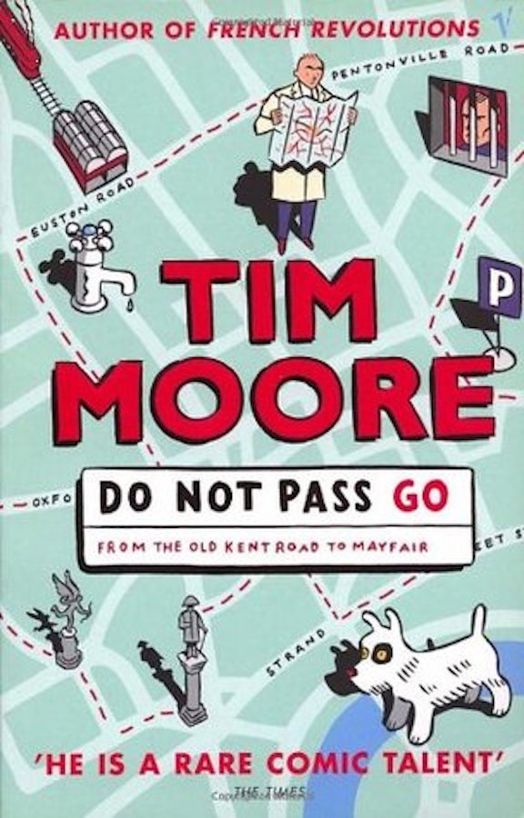 Do Not Pass Go: From the Old Kent Road to Mayfair, which takes readers on a tour of the Monopoly board, telling the histories and tales of each of the tiles on the board. Tim Moore spent a little more time than I did on his tour, staying at a fancy hotel in Mayfair, visiting an inmate at Pentonville prison, and discovering the quirks and mysteries of the destinations that ended up making the Monopoly we know today.