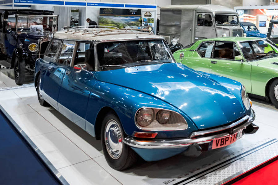 What To Do in London In February - vintage car at the London classic car show