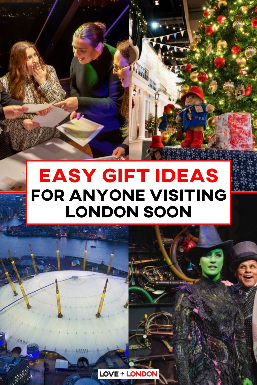 This is a Pinterest pin detailing Easy Gift Ideas For Anyone Visiting London Soon