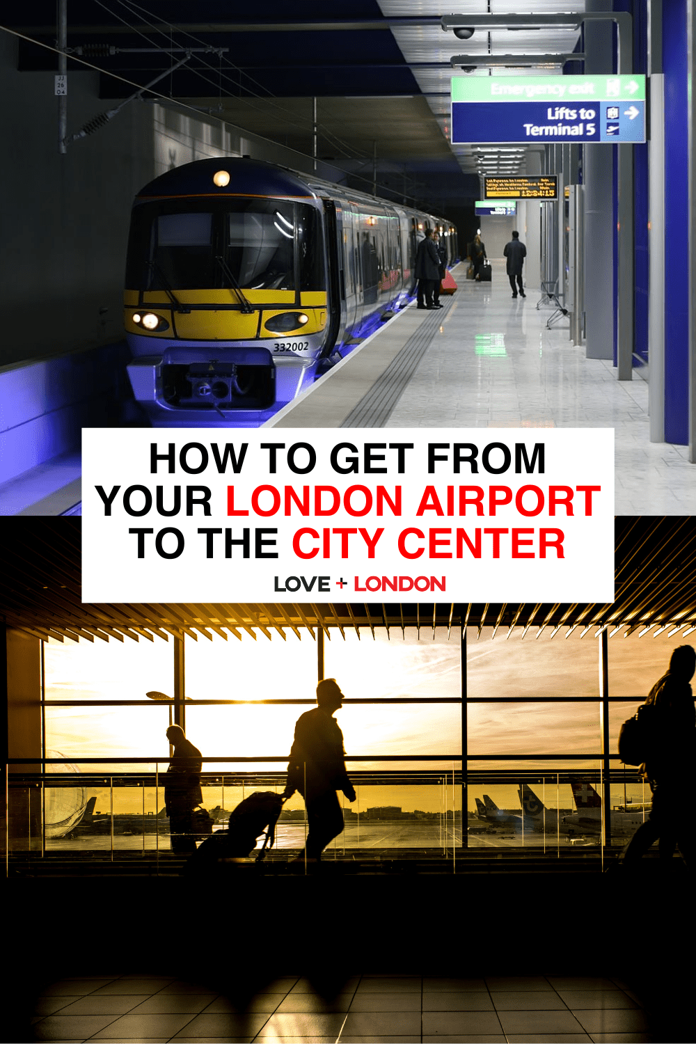 How to get from your London Airport to the City Center
