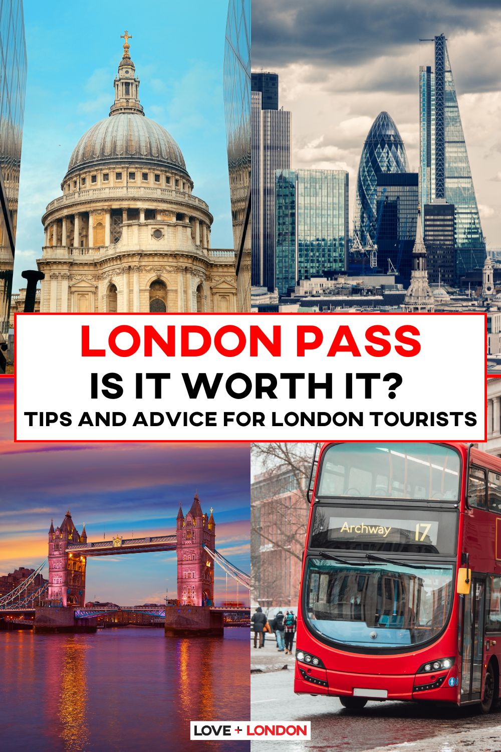 This is an image of a Pinterest pin detailing whether the London Pass is worth it or not.