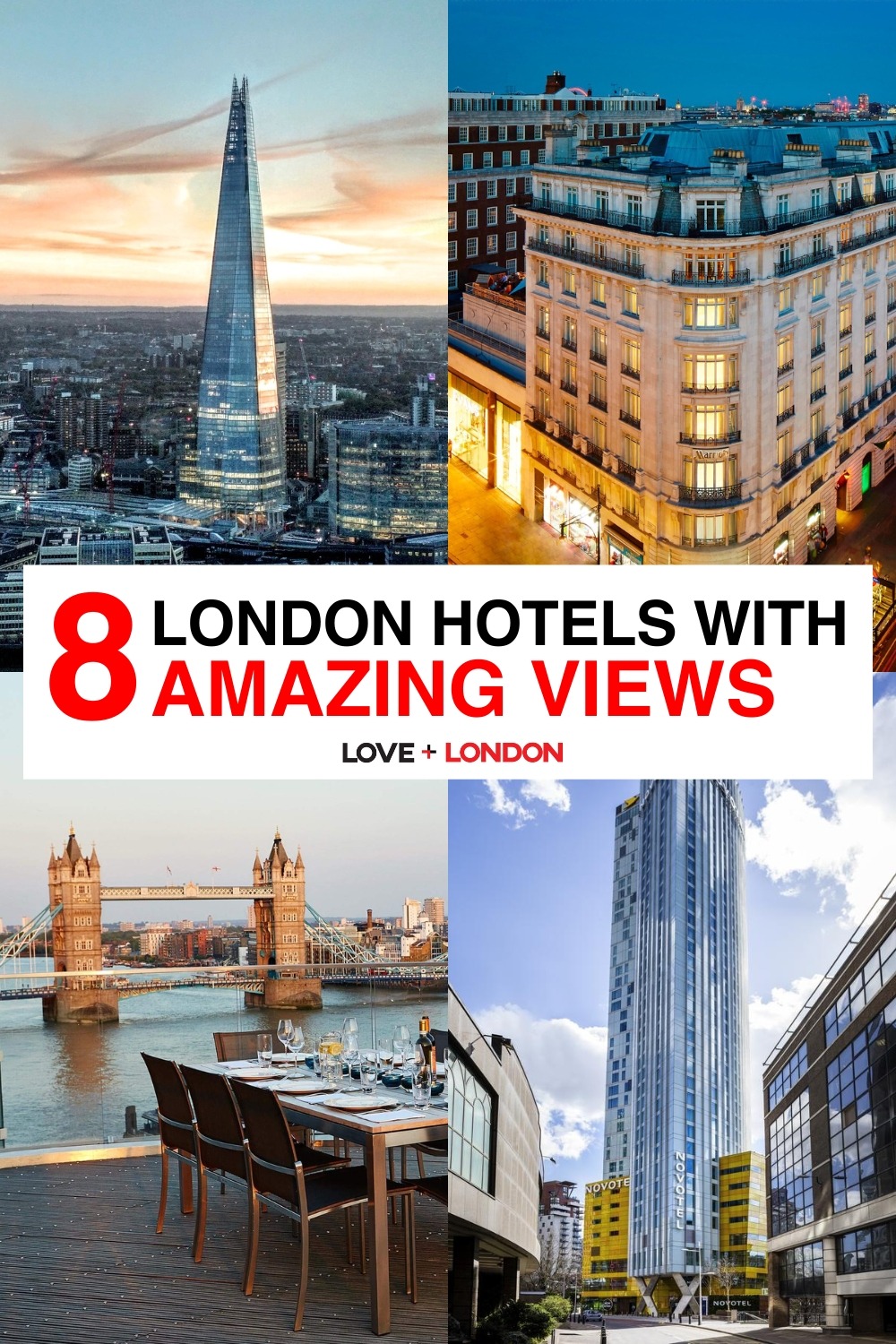 London Hotels with Amazing Views