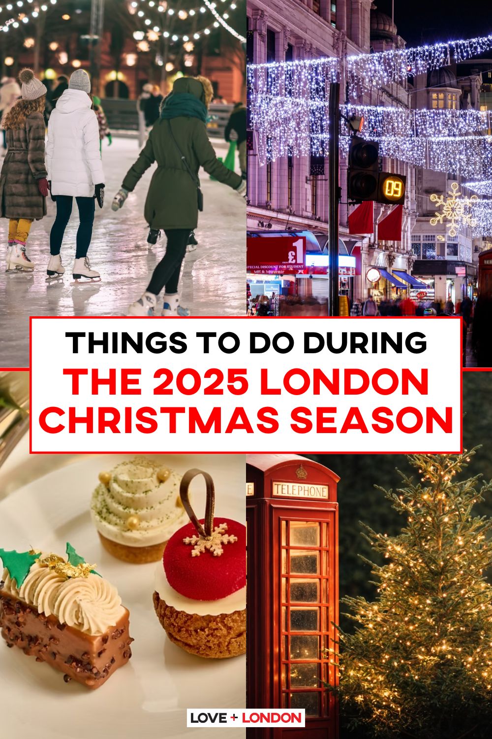 This is a Pinterest pin detailing Things to Do During the 2025 London Christmas Season