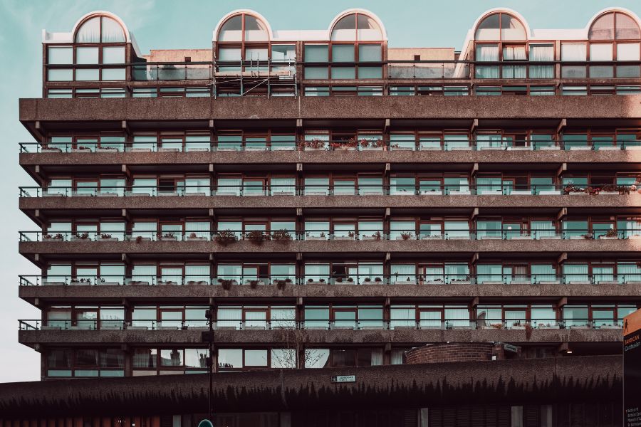 Admire the bold, brutalist Barbican Estate during one of the best architecture tours in London.