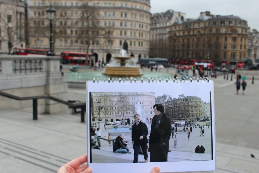 Trafalgar Square and Piccadilly Circus are the iconic spots for Sherlock lovers, that are covered in one of the London tours for film and TV fans