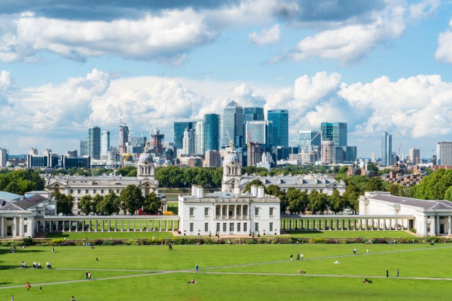 Visiting Greenwich Park on a sunny day in winter is one of the things to do in london in the winter