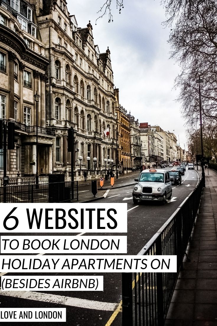 Websites to book london vacation apartments on. Where to find vacation apartments in London.