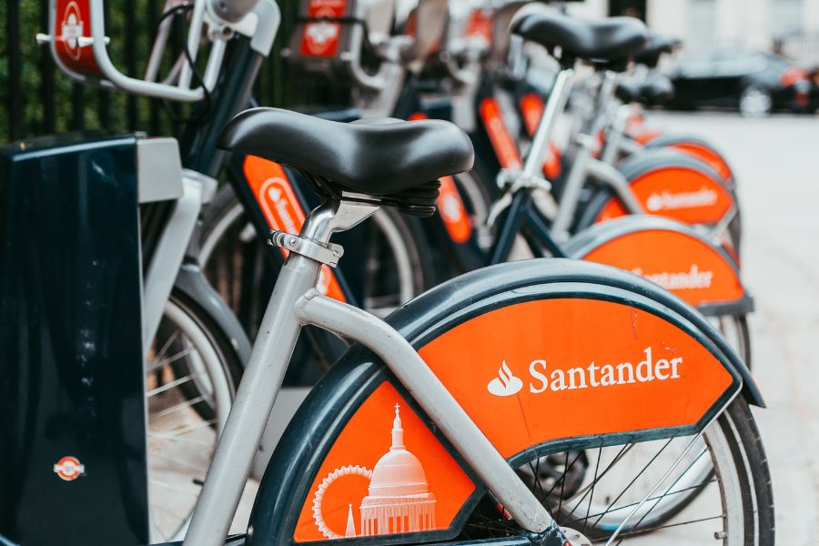Santander bikes or Boris bikes are the best way to get around London on Christmas Day
