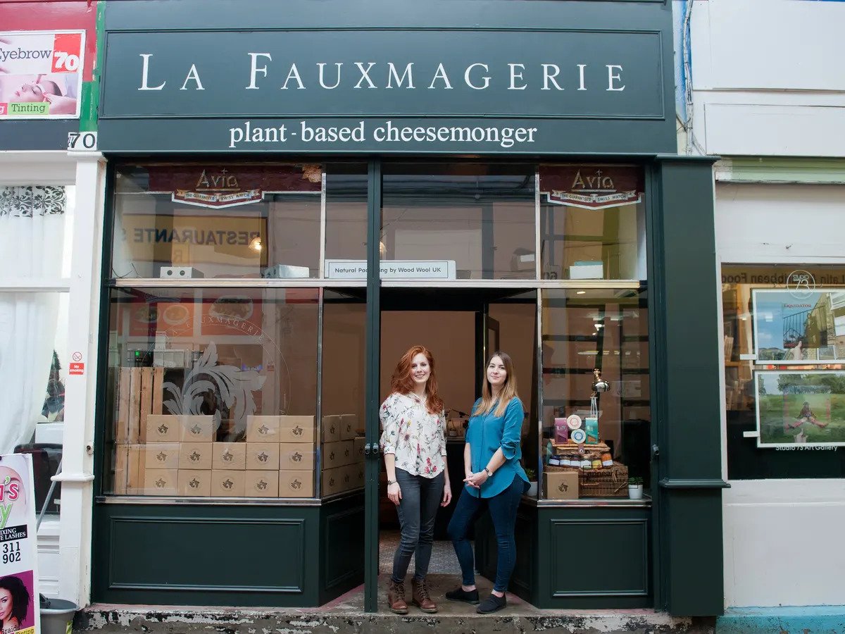 Visit La Fauxmagerie on Cheshire Street and you’ll be at the UK’s first plant-based fromagerie. 